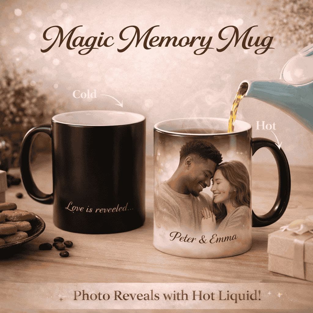 Personalized Magic Photo Mug – Heat Reveal Edition