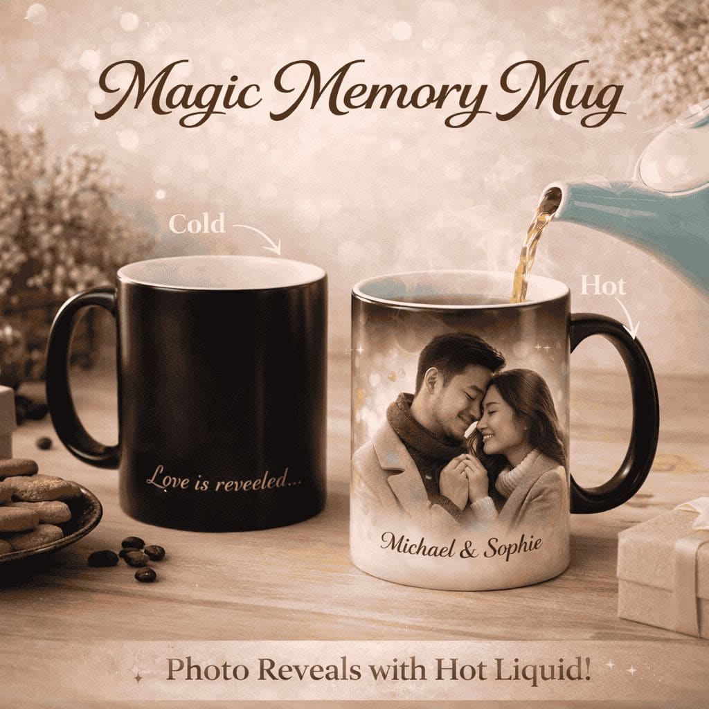 Personalized Magic Photo Mug – Heat Reveal Edition