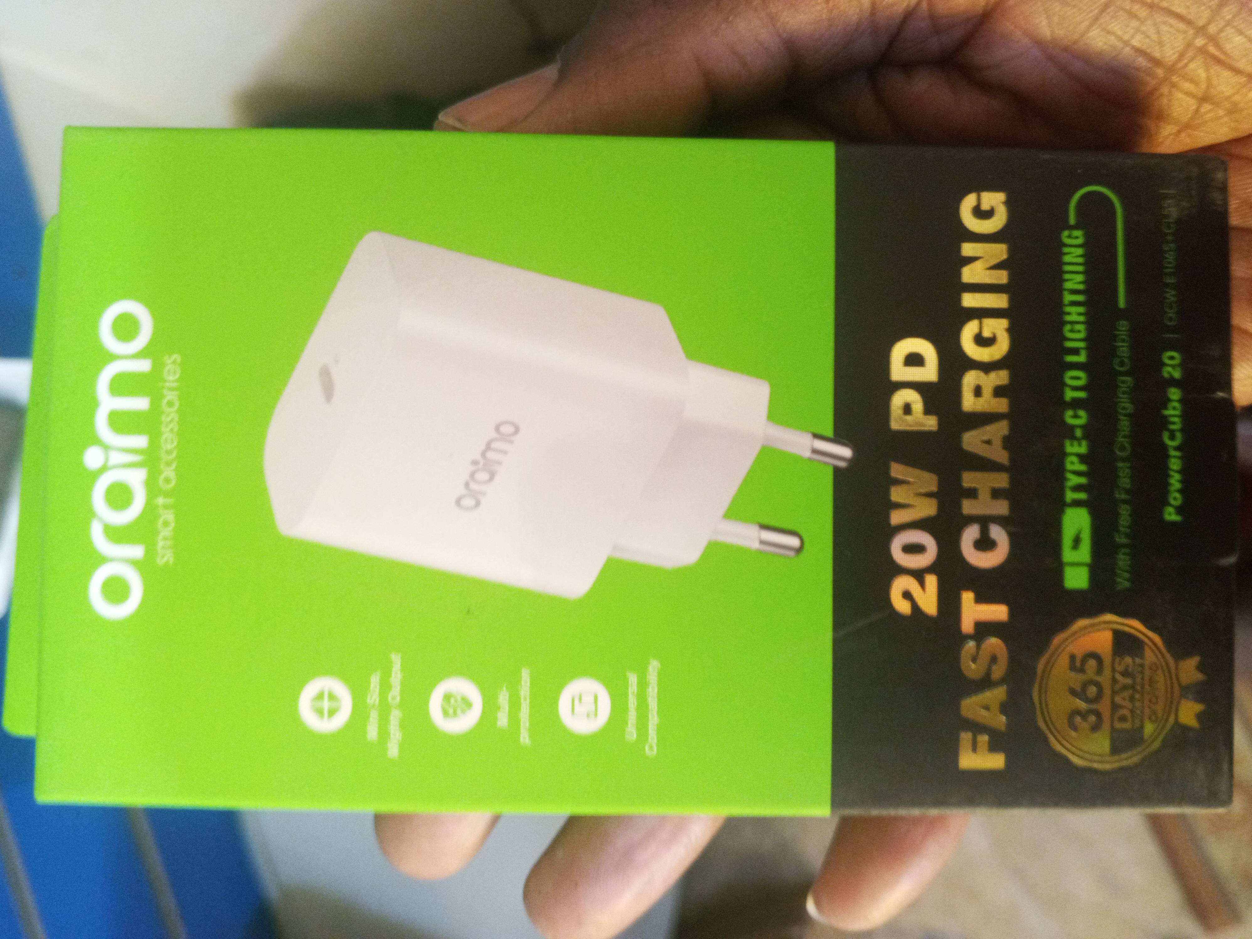 Chargeur oraimo typ-c to lightning