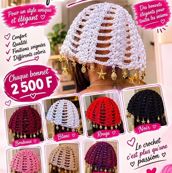 Bonet au crochet