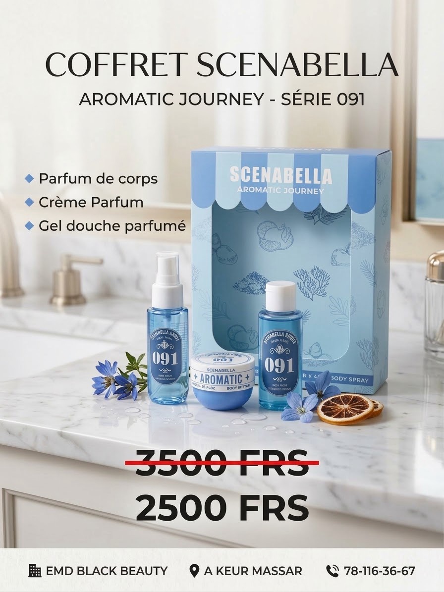Coffret parfum gel douche créme parfumé