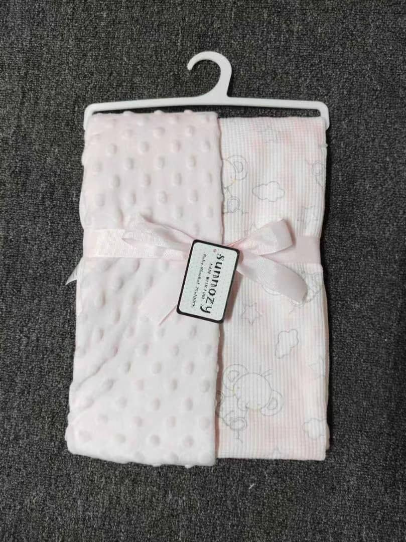 Sunnozy "M-logo" Graphic Reversible Cuddle Swaddle