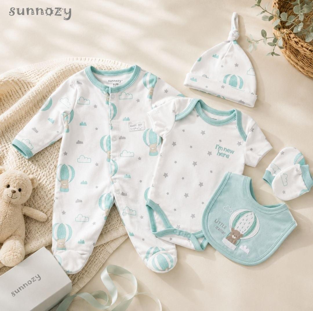 Sunnozy Mint Green 5-Piece