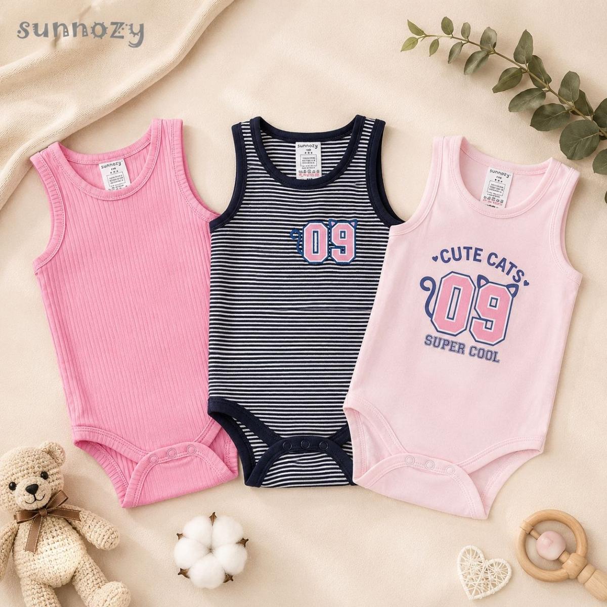 Varsity Sleeveless Bodysuits
