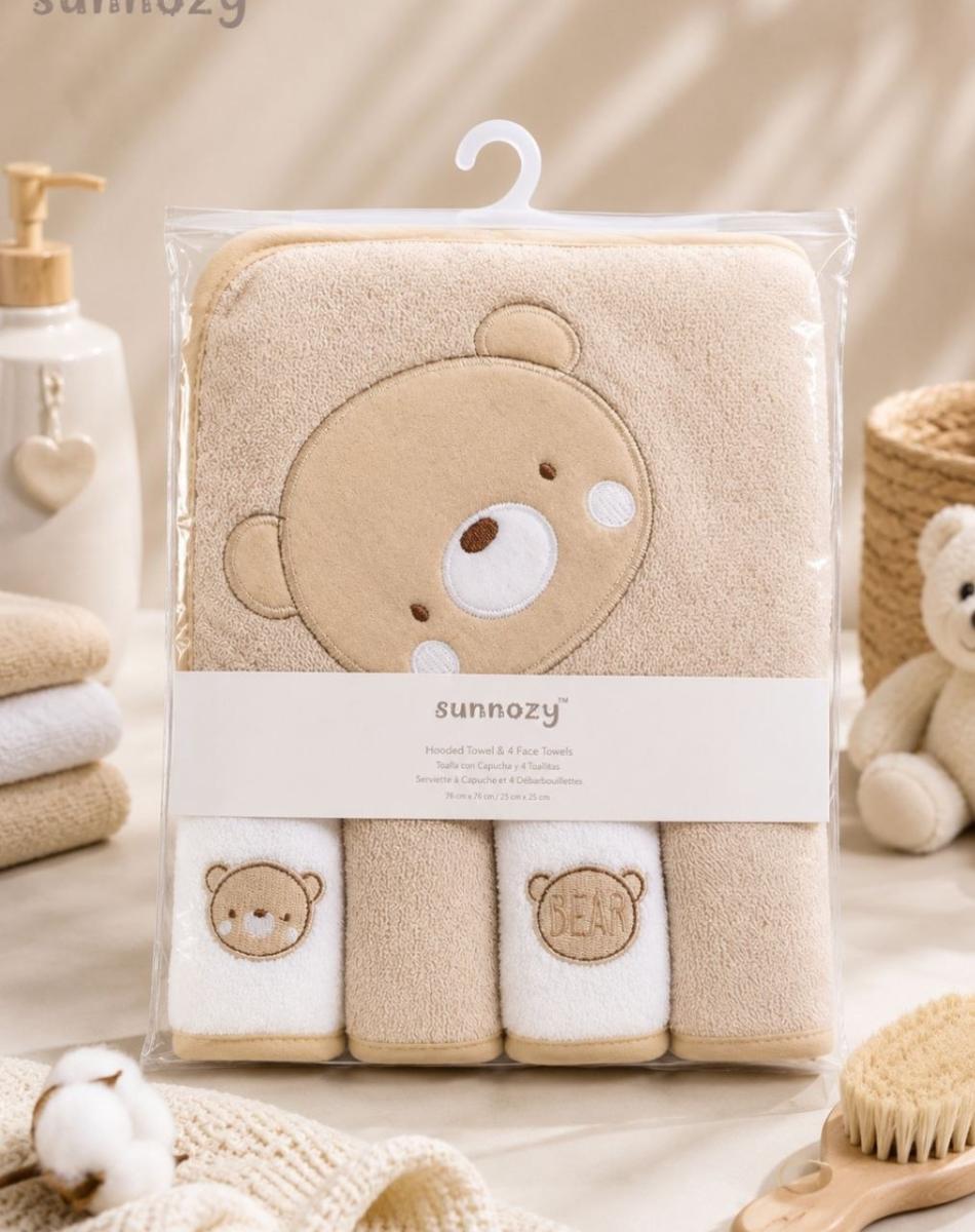 4-IN-1 BABY FACE TOWEL +  1 TOWEL thumbnail 2