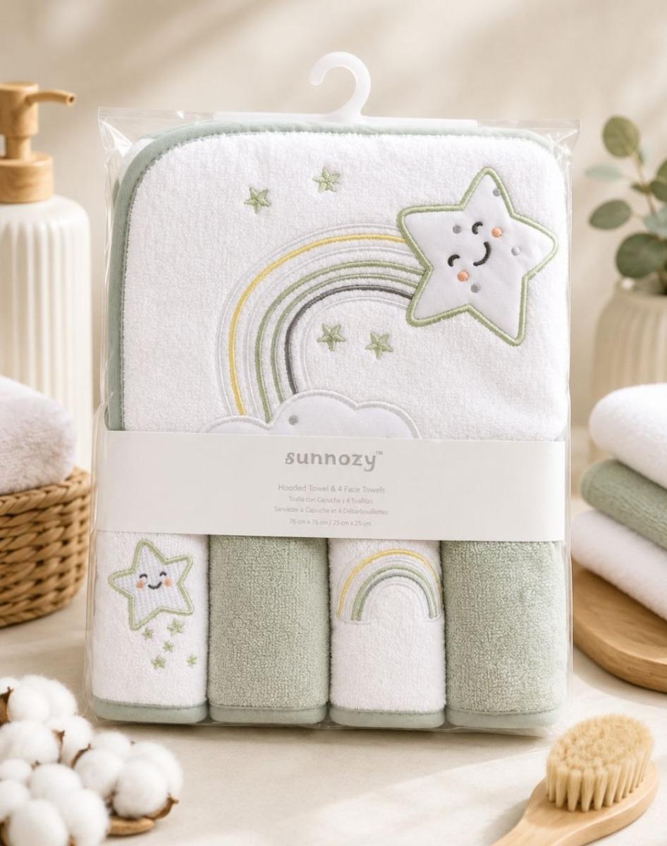 4-IN-1 BABY FACE TOWEL +  1 TOWEL thumbnail 3
