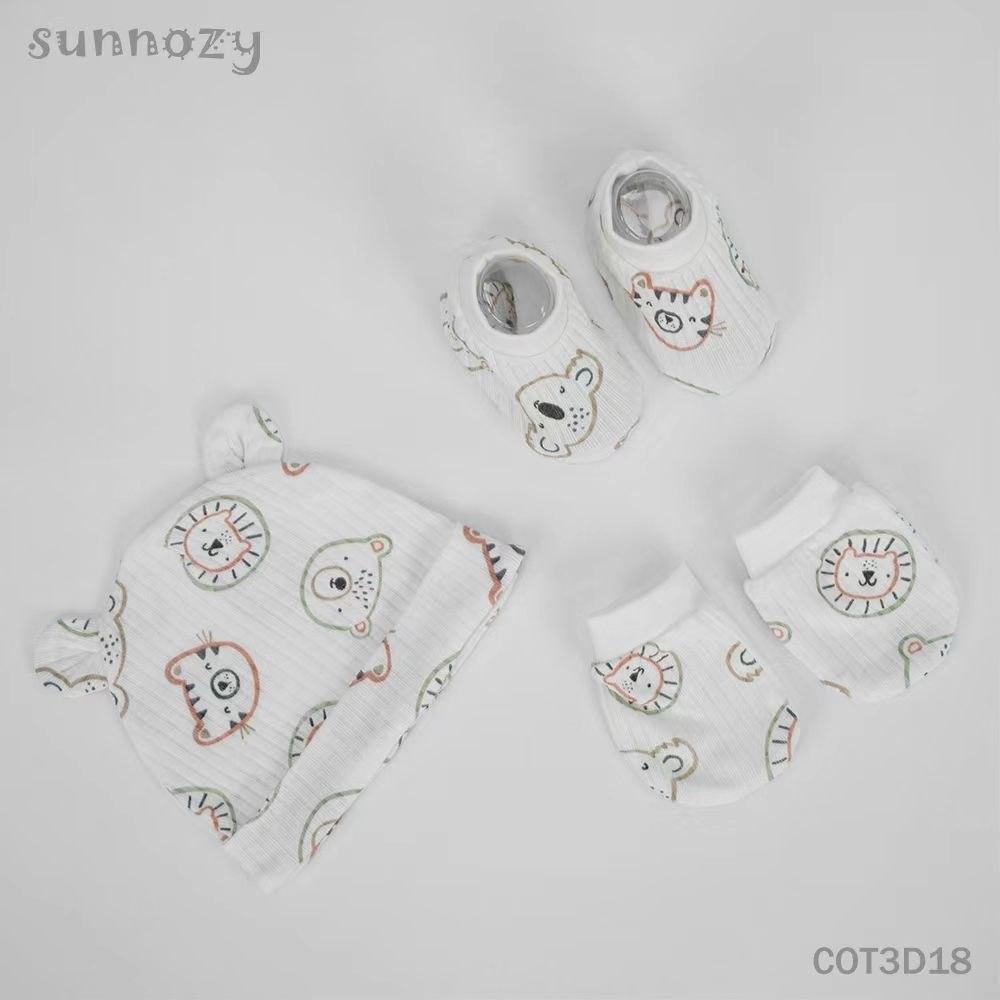 Newborn Accessory Set – Ribbed Safari
