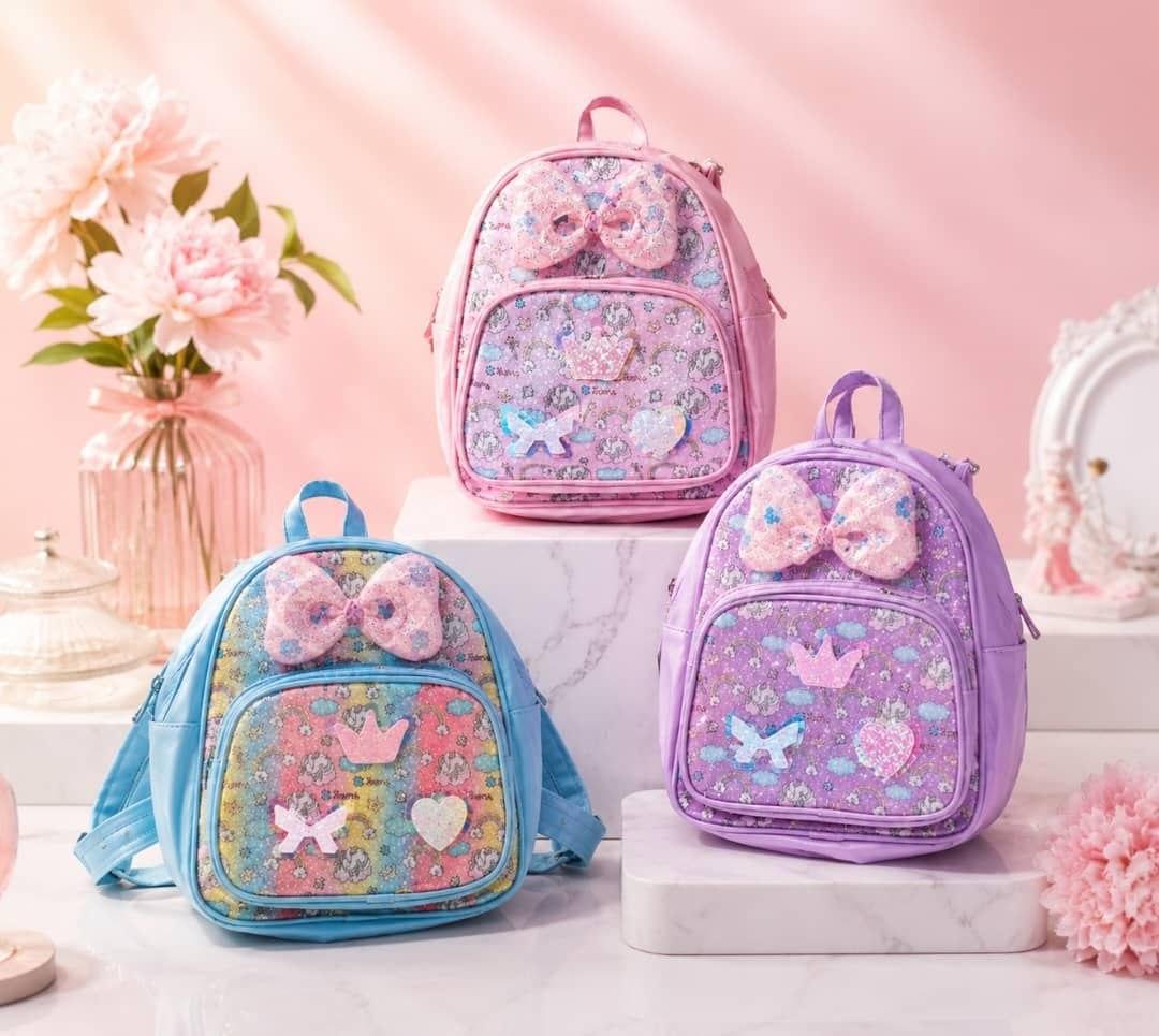 Kids Princess Bow Mini Backpack