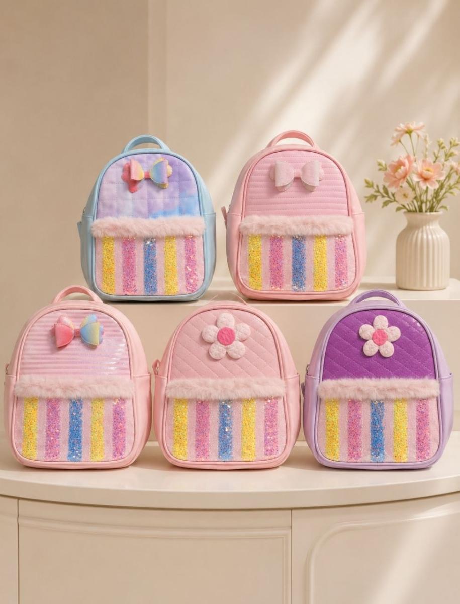 Rainbow Glitter Mini Backpack