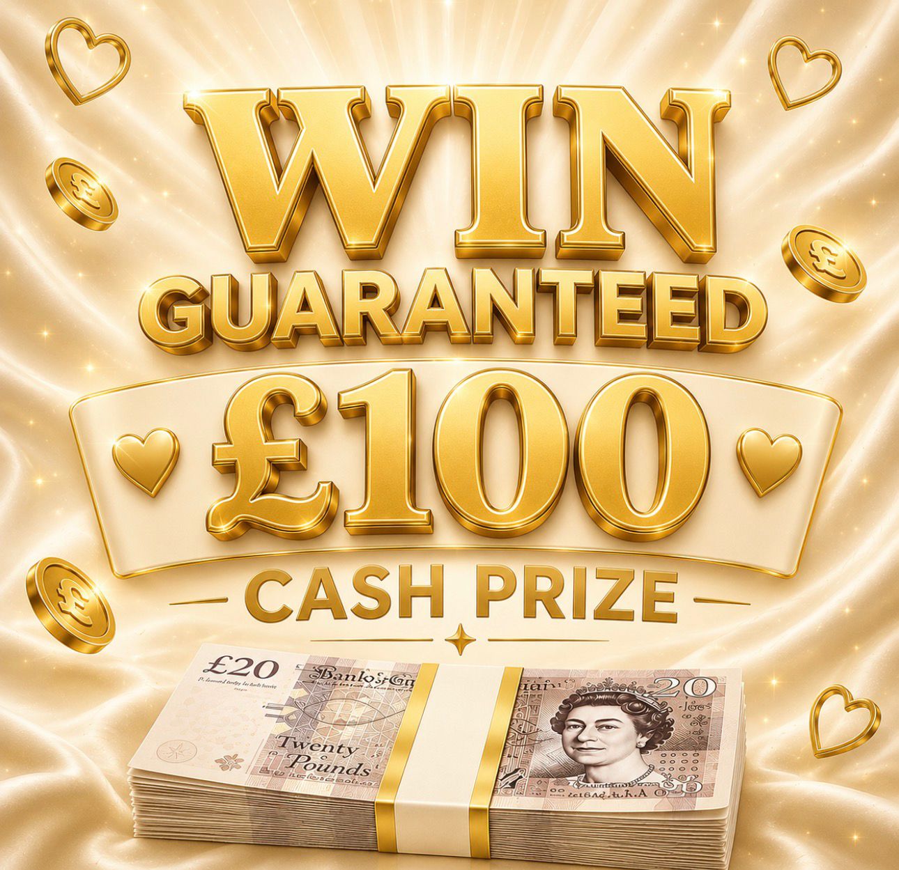Win this £100 Cash Prize!