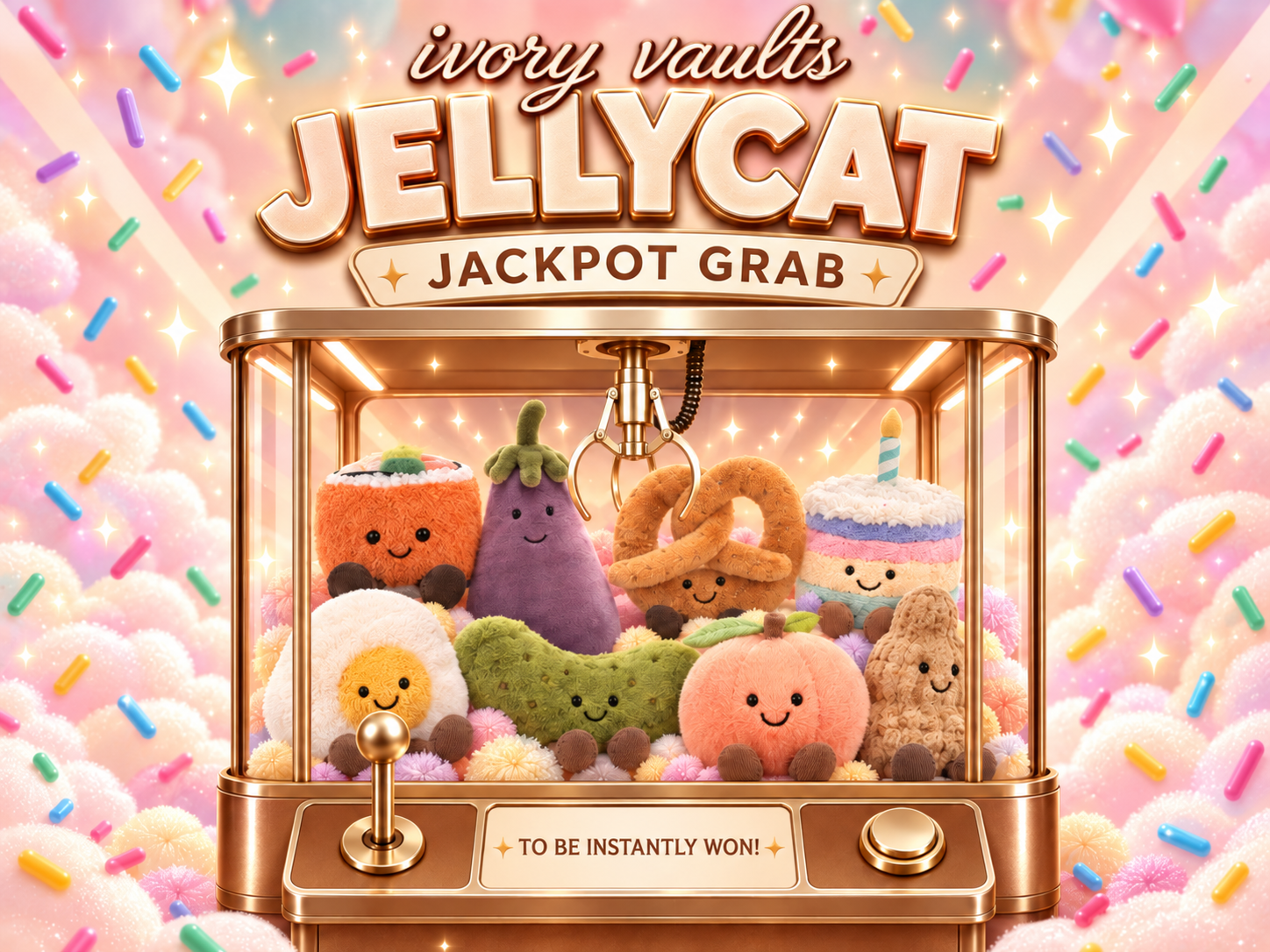 JellyCat Jackpot Grab Foodie Edition
