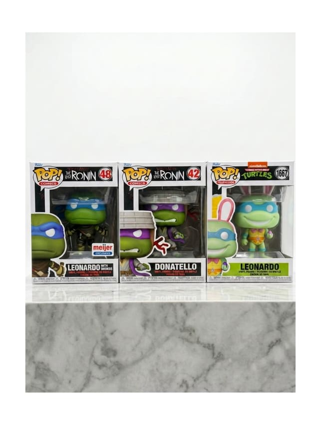 Figuras de vinilo exclusivas de Funko Pop con diseños de Las Tortugas Ninja