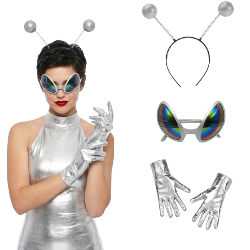 Kit de disfraz de alien Y2K para Halloween