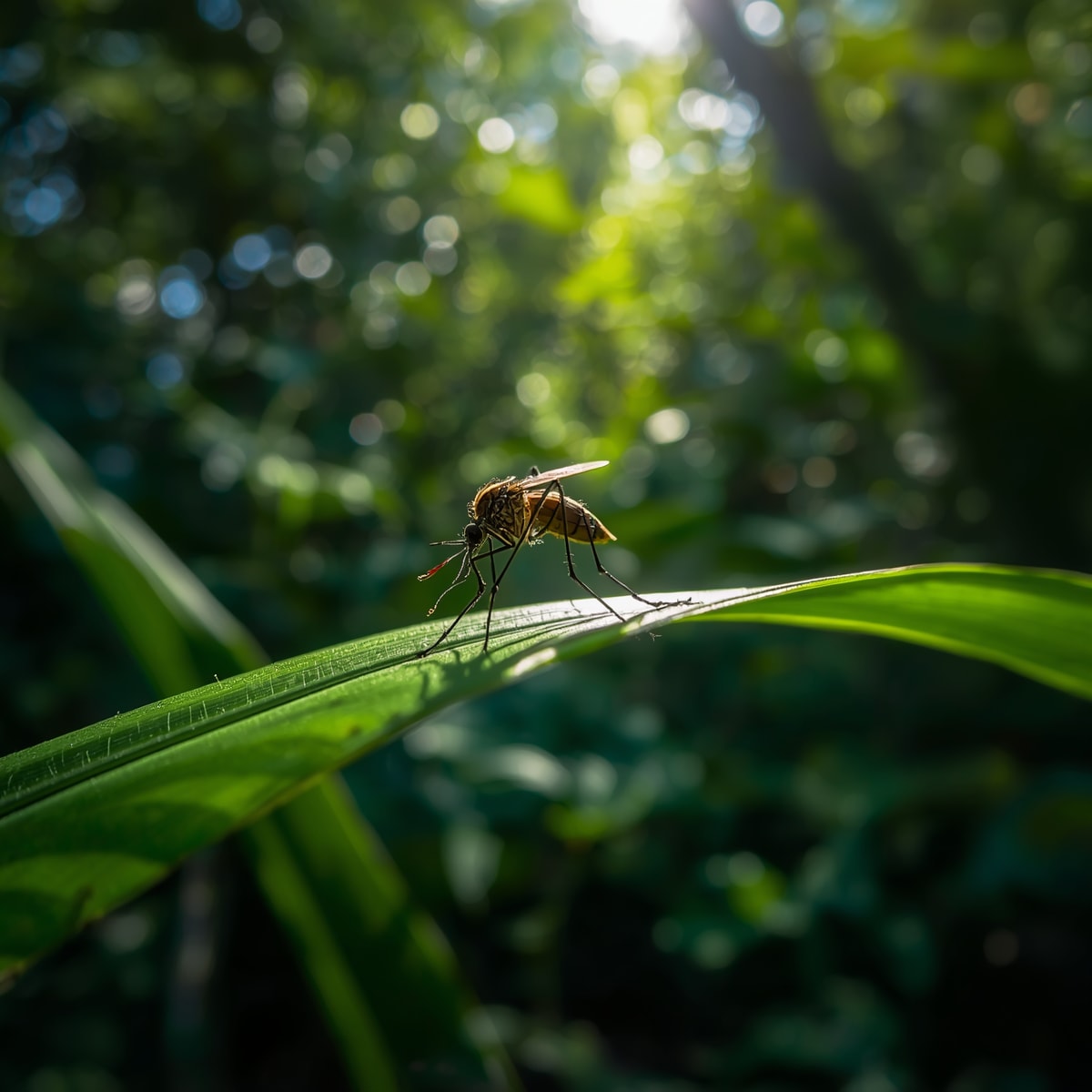 Moustique vecteur du chikungunya en milieu tropical