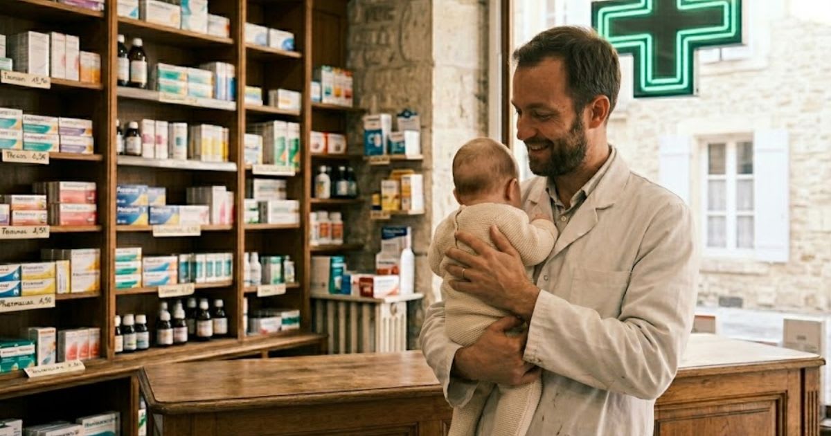 Berceau et matériel de bébé sur fond clair, ambiance maternité douce