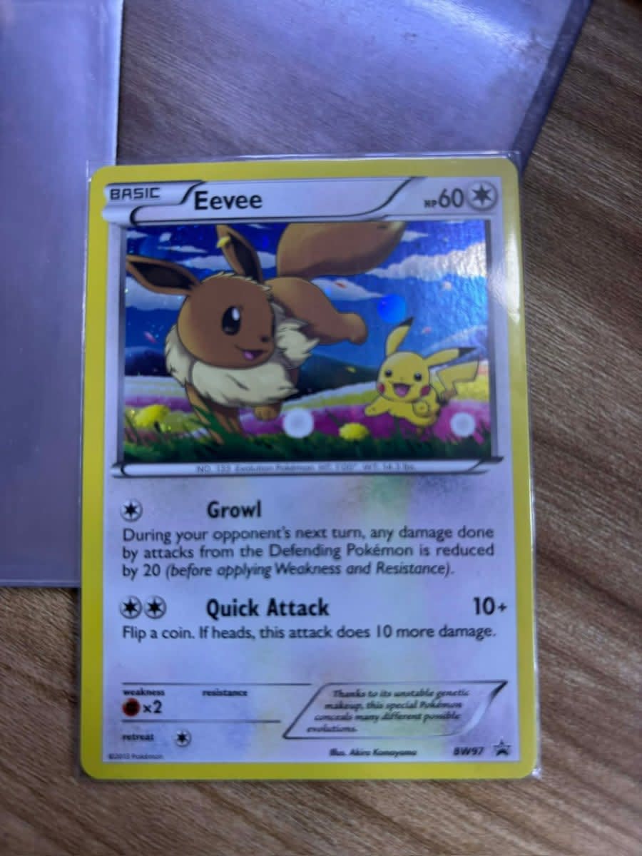 Eevee - BW Black Star Promos