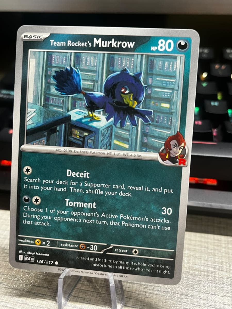 Team Rocket's Murkrow - Ascended Heroes