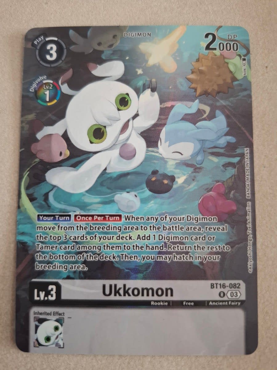 Ukkomon - Limited Card Pack -Billion Bullet-