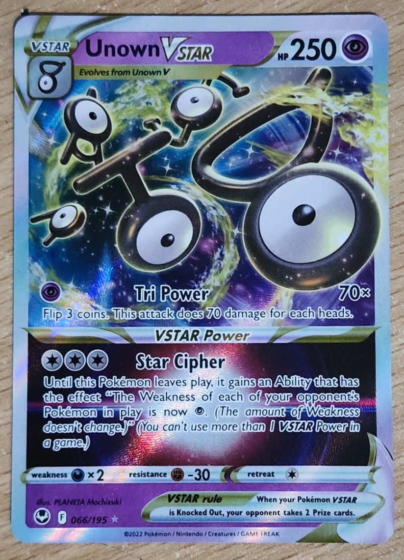 Unown VSTAR - Silver Tempest