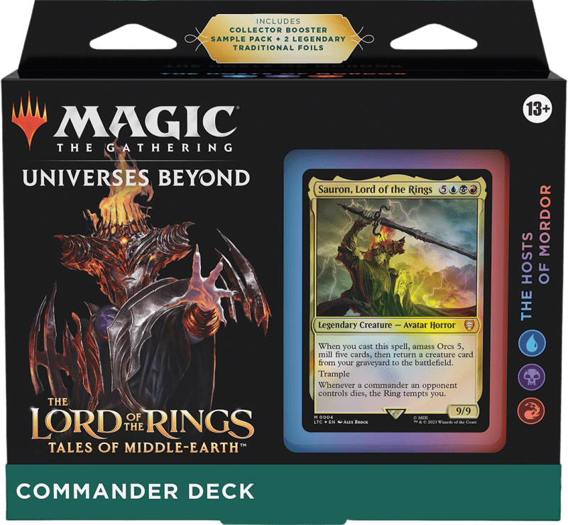 The Lord of the Rings: Tales of Middle-earth - The Hosts of Mordor Commander Deck