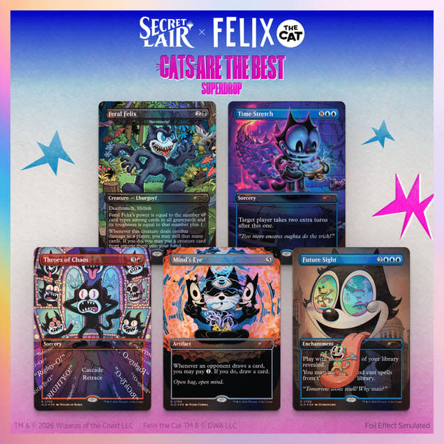 Secret Lair x Felix the Cat: Magic Bag of Tricks - Foil Edition
