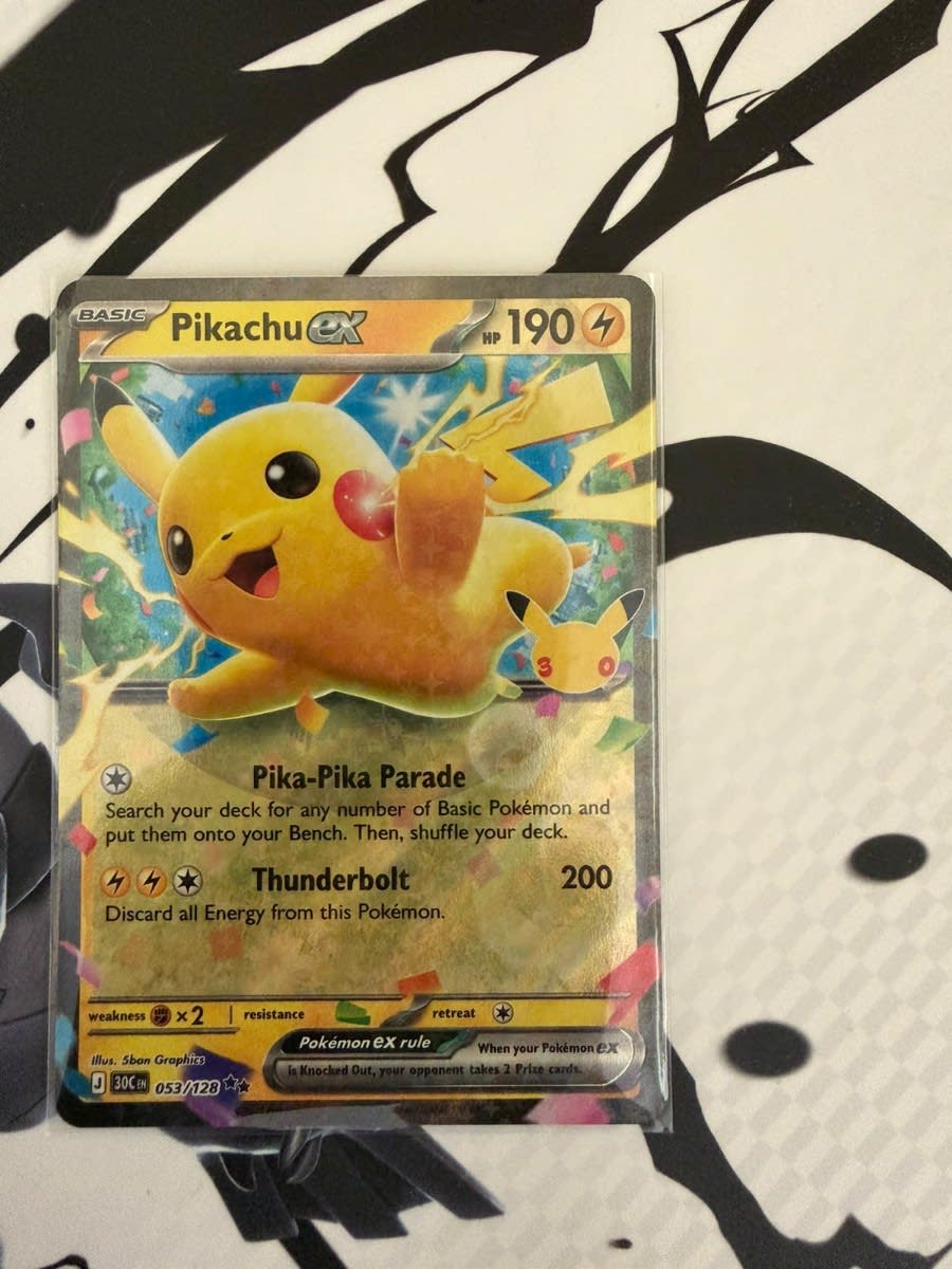 Pikachu ex - 30th Celebration