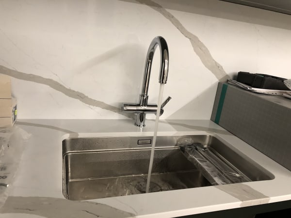 Подключение кухонного смесителя Grohe