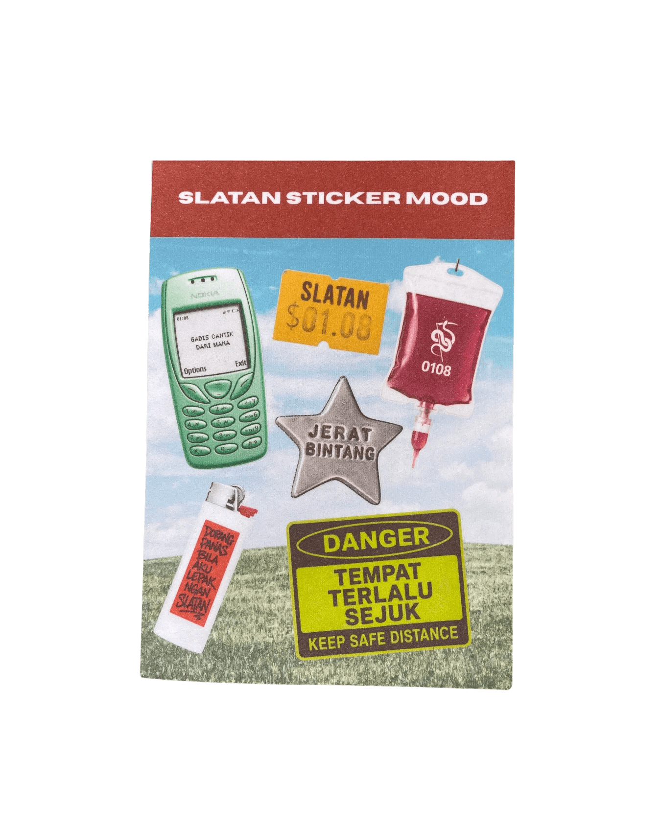 SLATAN STICKER MOOD SHEET