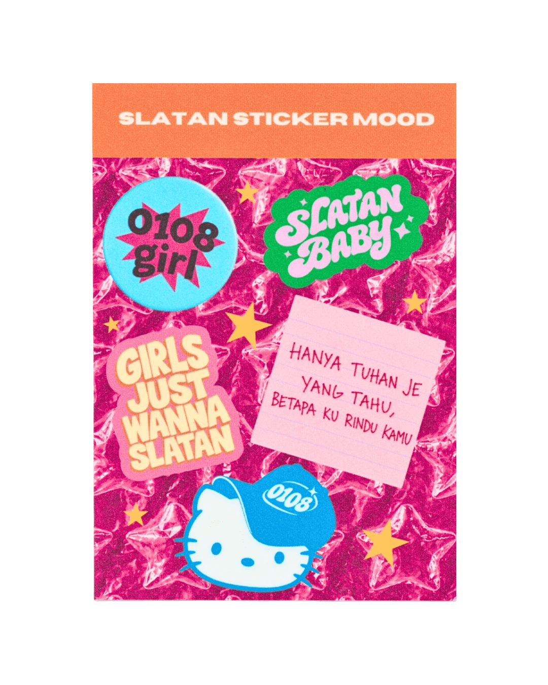 SLATAN STICKER MOOD SHEET ORANGE