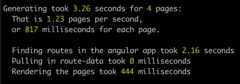 scully performance metric output