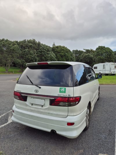 Toyota Estima 2005 - green self-contained