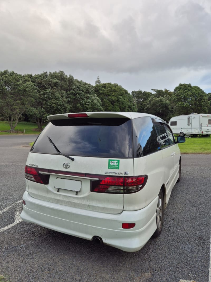 Toyota Estima 2005 - green self-contained — photo 1
