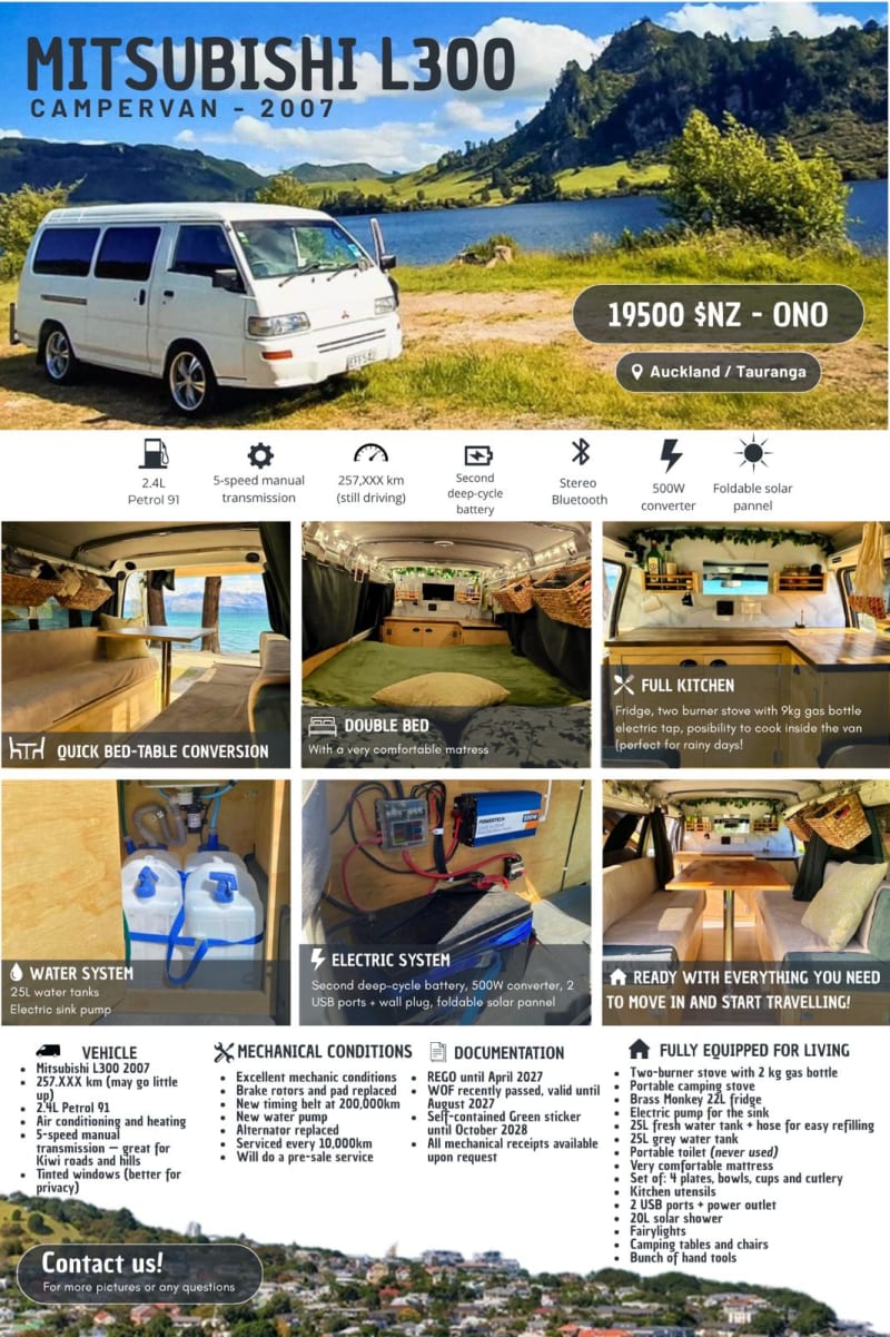 Mitsubishi L300 Campervan — photo 2