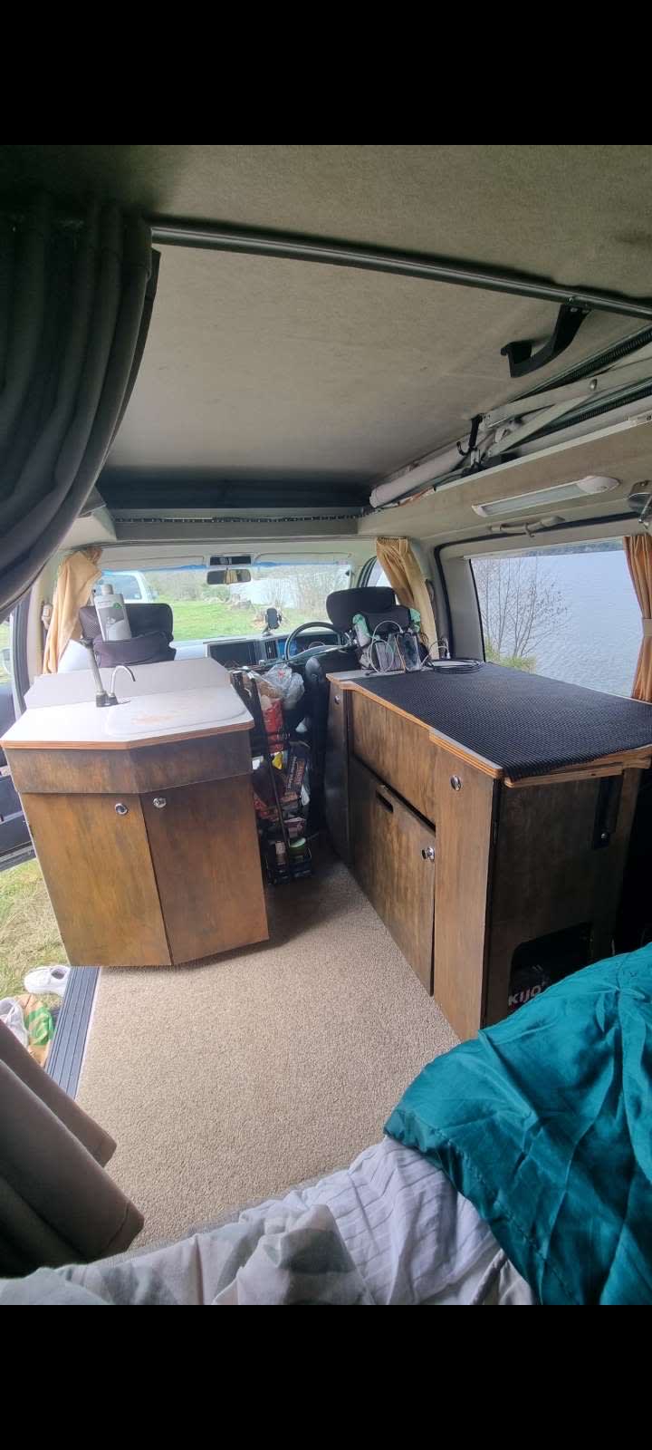 NISSAN ELGRAND HIGH ROOF 2005 – 161,500 KM – UNIQUE CAMPERVAN + SLIDING BED EXTENSION — photo 4