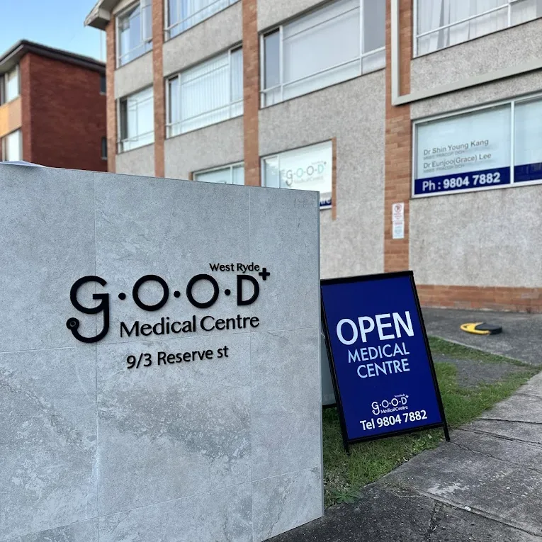 A bright and modern clinic reception area.