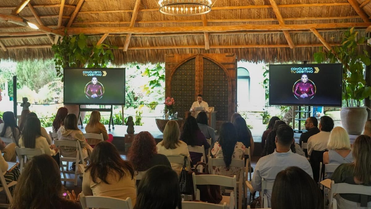 Momento del retreat en Akumal