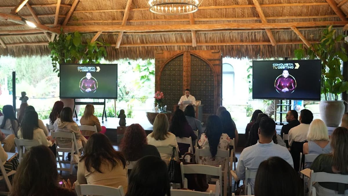 Momento del retreat en Akumal