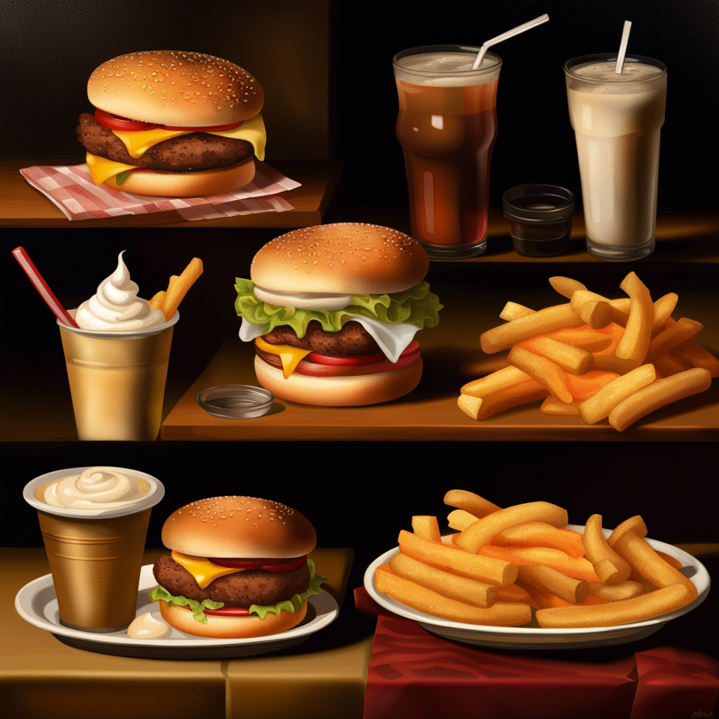 Output for the Glif "fast food porn"