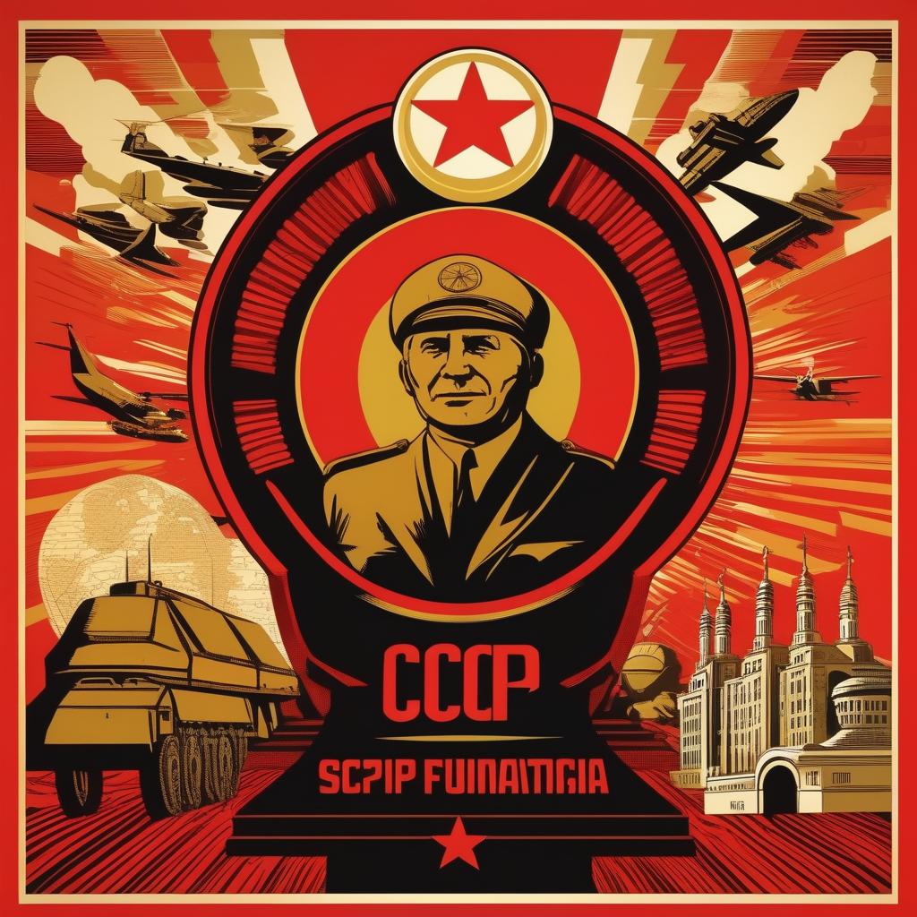 Output for the Glif "Communist Propaganda Posters"