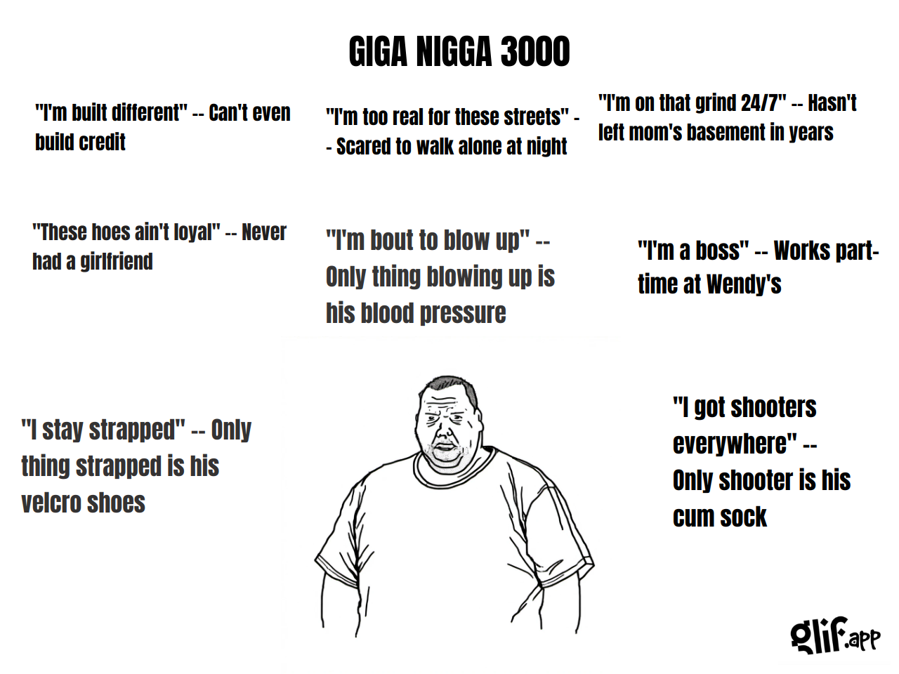 Output for the Glif "WOJAK MEME GENERATOR"