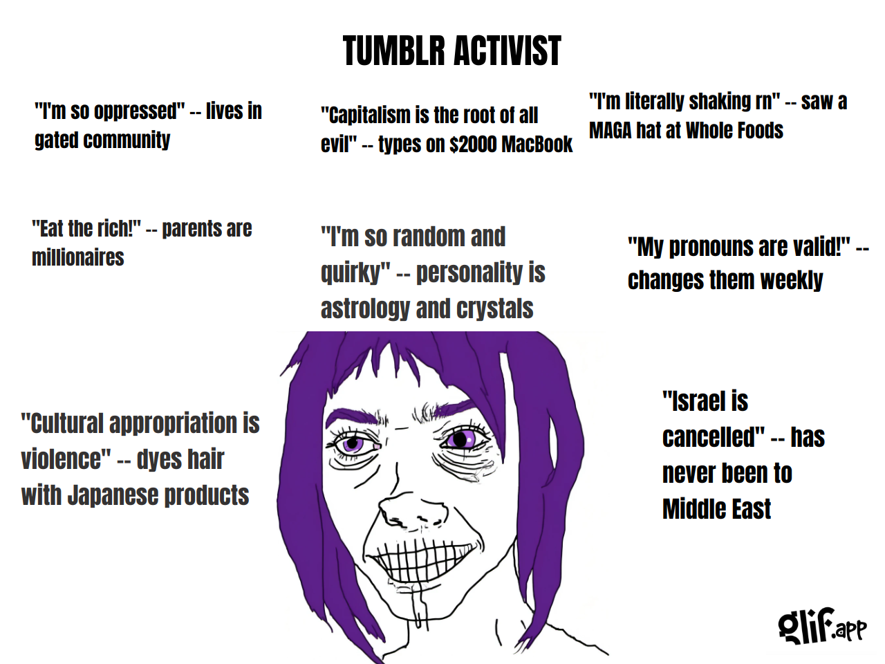 Output for the Glif "WOJAK MEME GENERATOR"