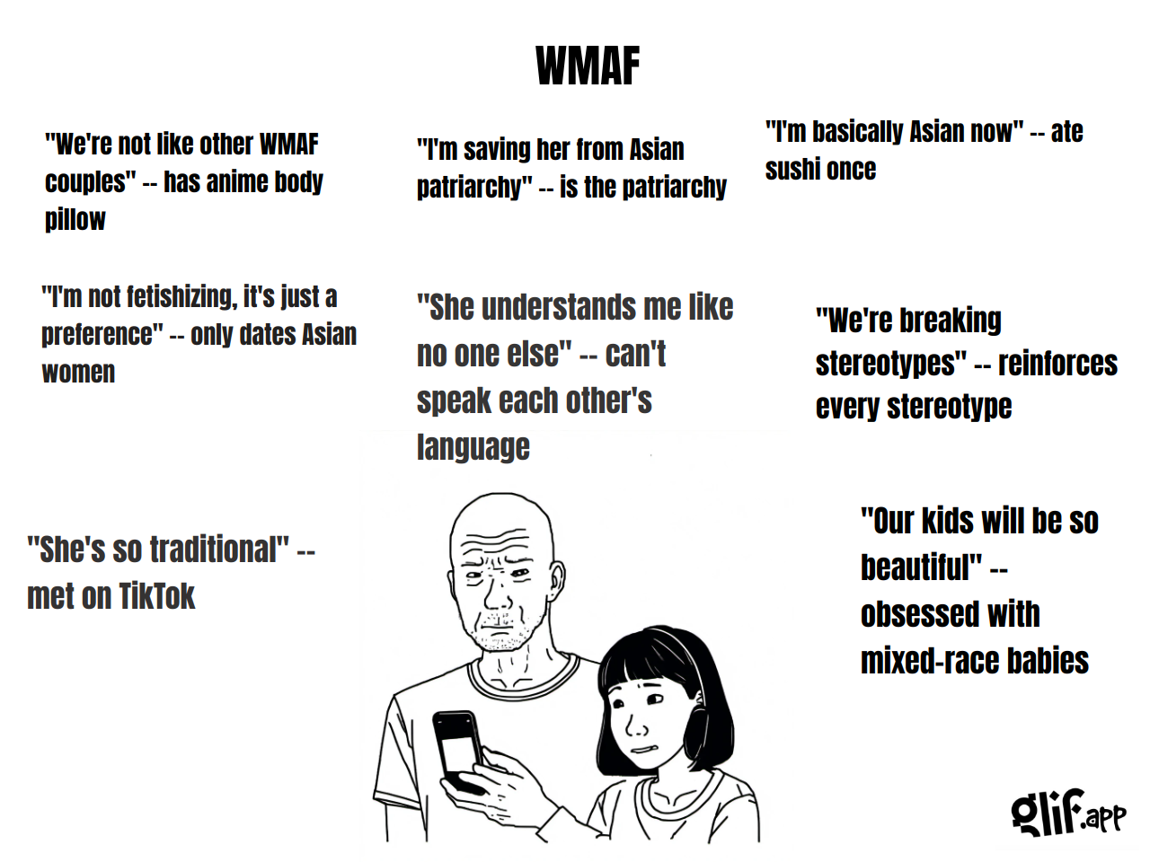 Output for the Glif "WOJAK MEME GENERATOR"