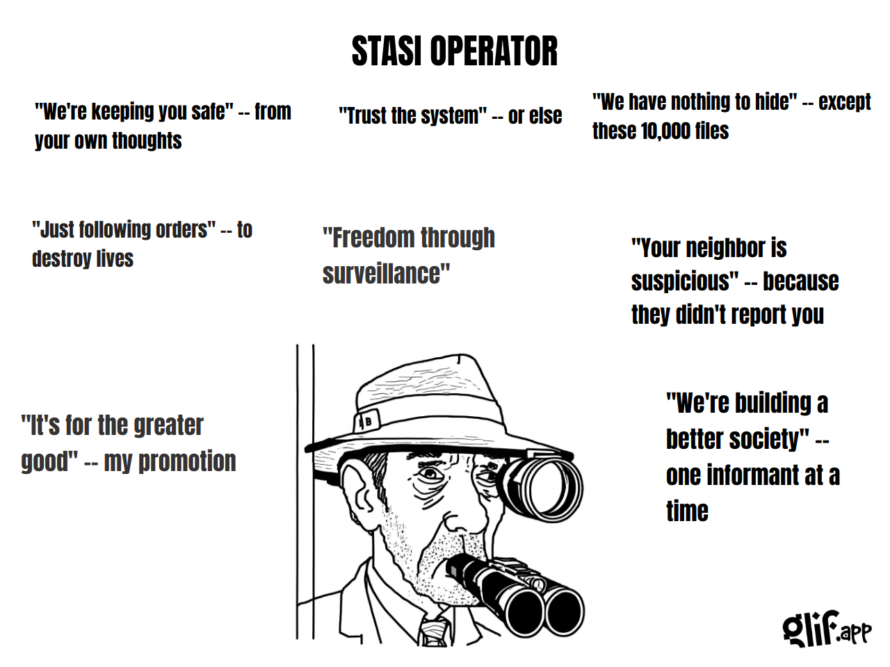Output for the Glif "WOJAK MEME GENERATOR"