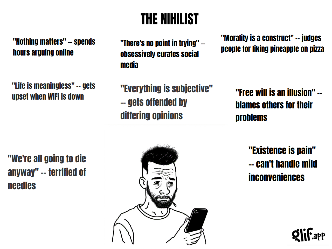 glif - Norkiya kuttte&rsquo;s run of WOJAK MEME GENERATOR