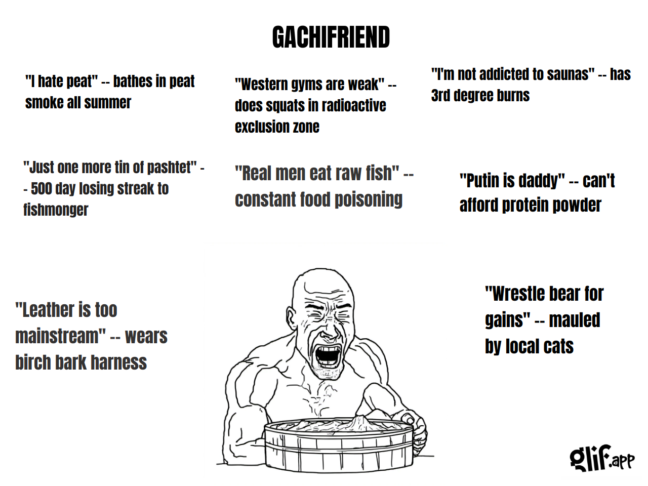 Output for the Glif "WOJAK MEME GENERATOR"