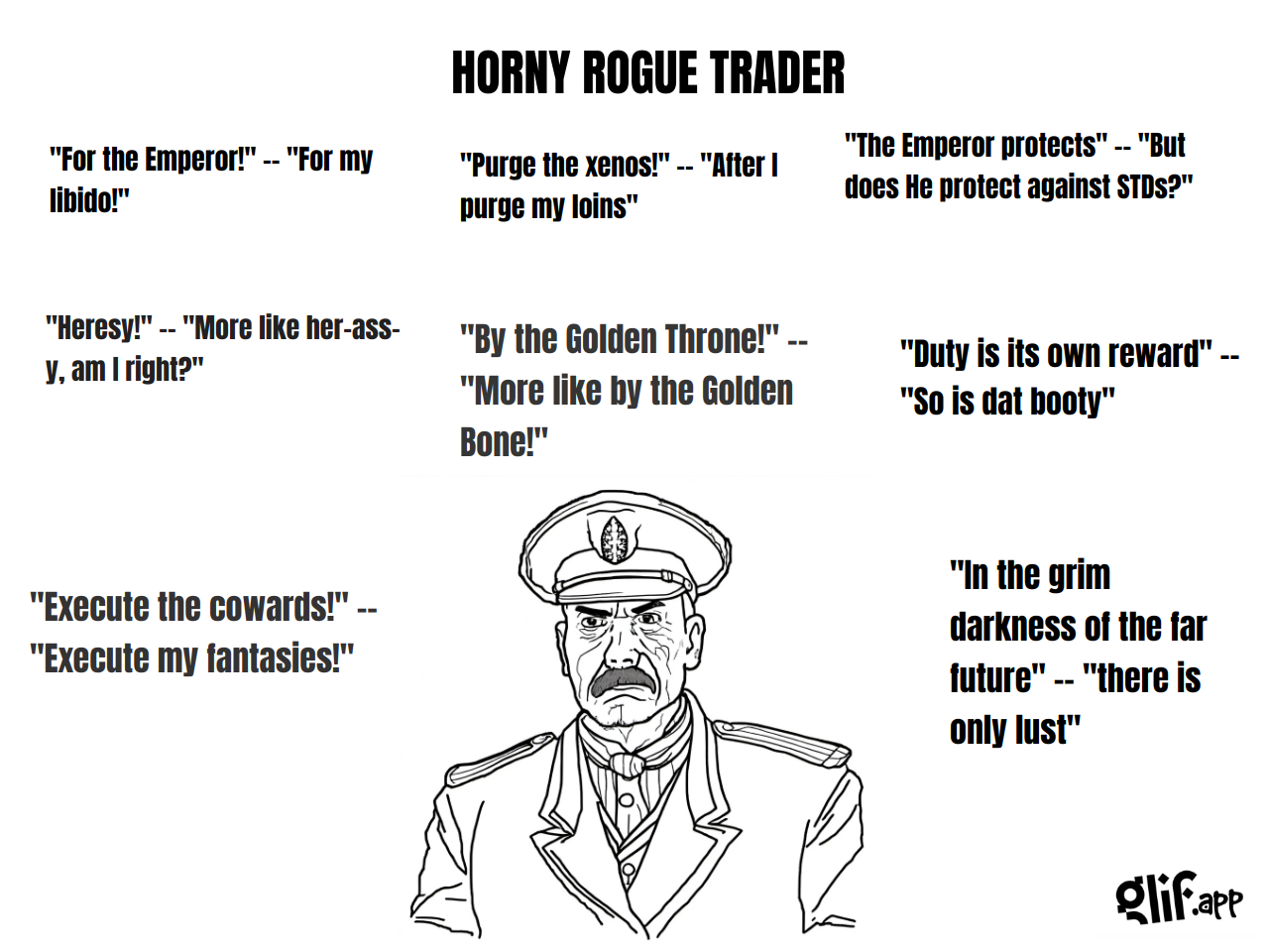 Output for the Glif "WOJAK MEME GENERATOR"
