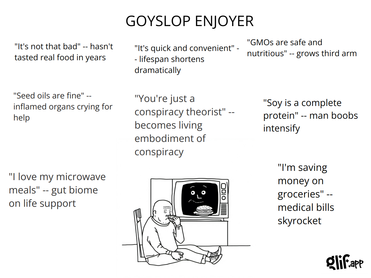 Output for the Glif "WOJAK MEME GENERATOR"
