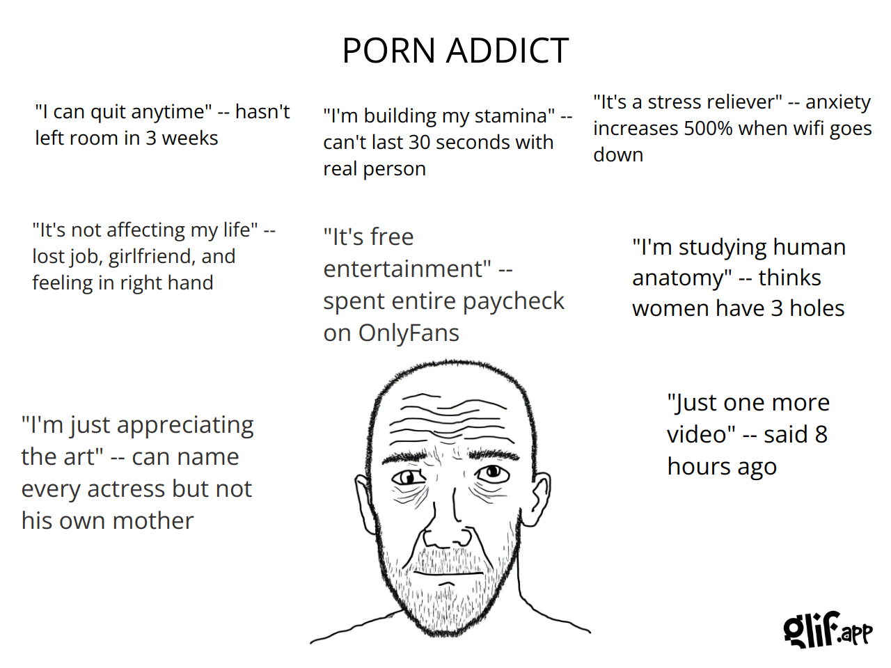 glif - Soki&rsquo;s run of WOJAK MEME GENERATOR