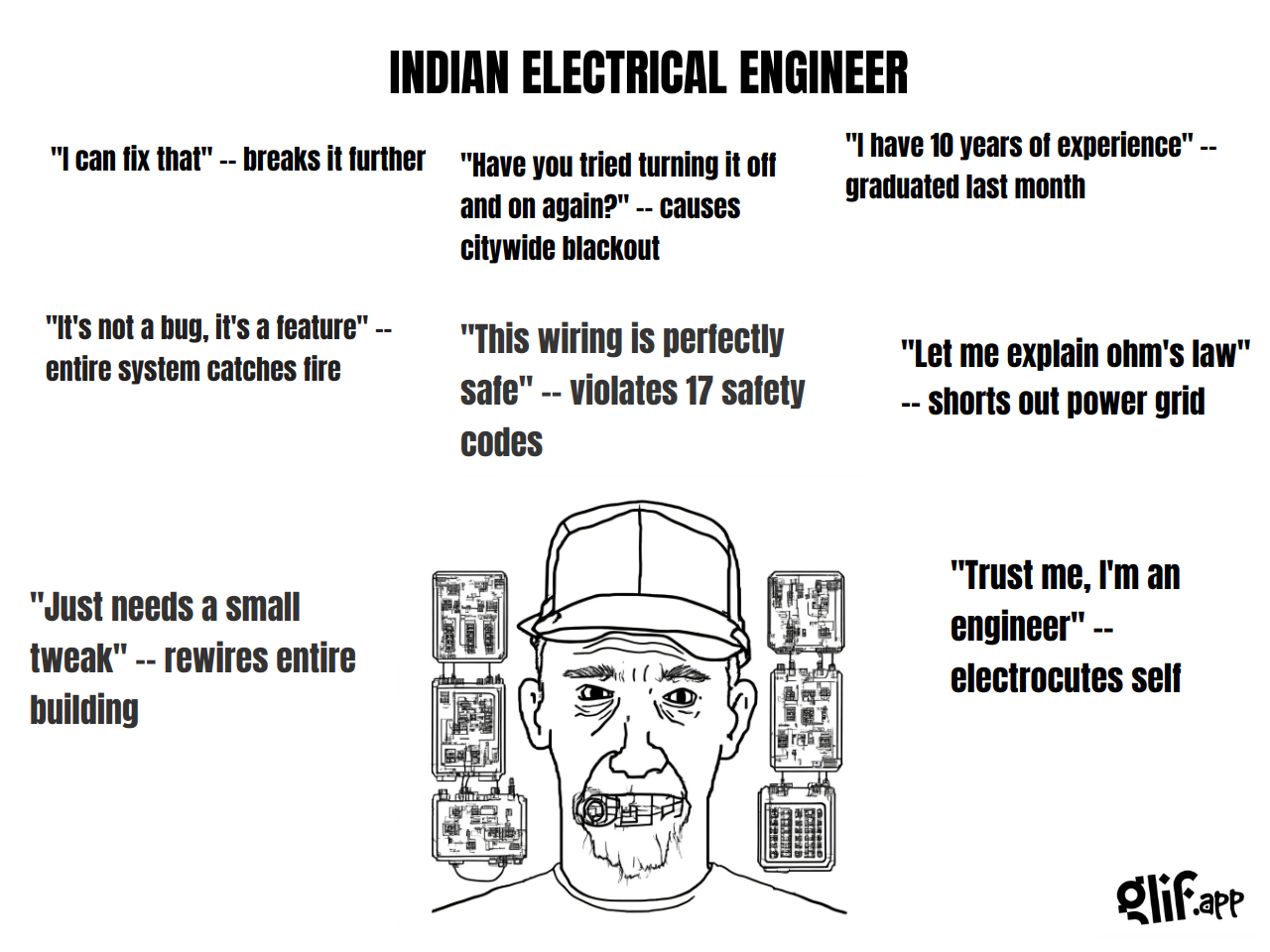 Output for the Glif "WOJAK MEME GENERATOR"