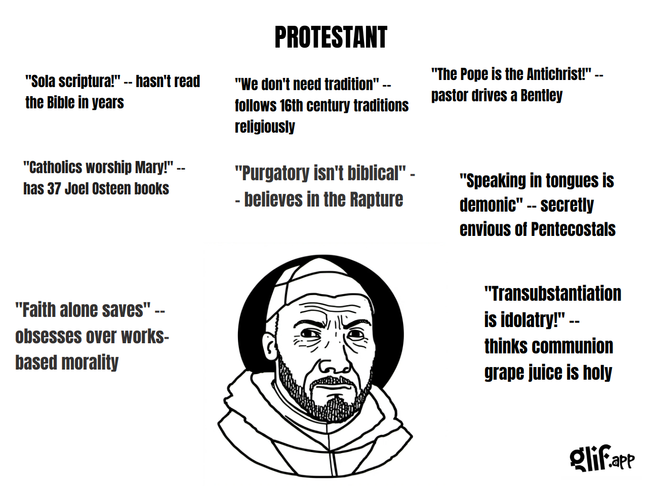 Output for the Glif "WOJAK MEME GENERATOR"